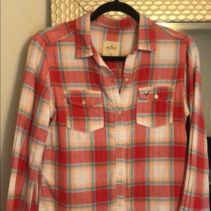 4/$25 Hollister plaid flannel shirt